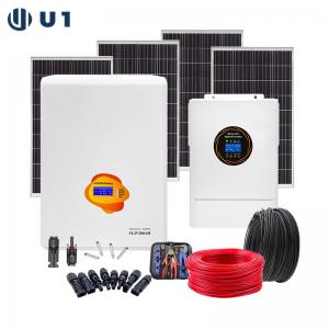 U1 10kw 15kw 20kw 25kw 30kw Hybrid off Grid Solar Battery Energy Storage System  